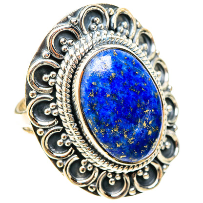 Lapis Lazuli Rings handcrafted by Ana Silver Co - RING120945 - Photo 2