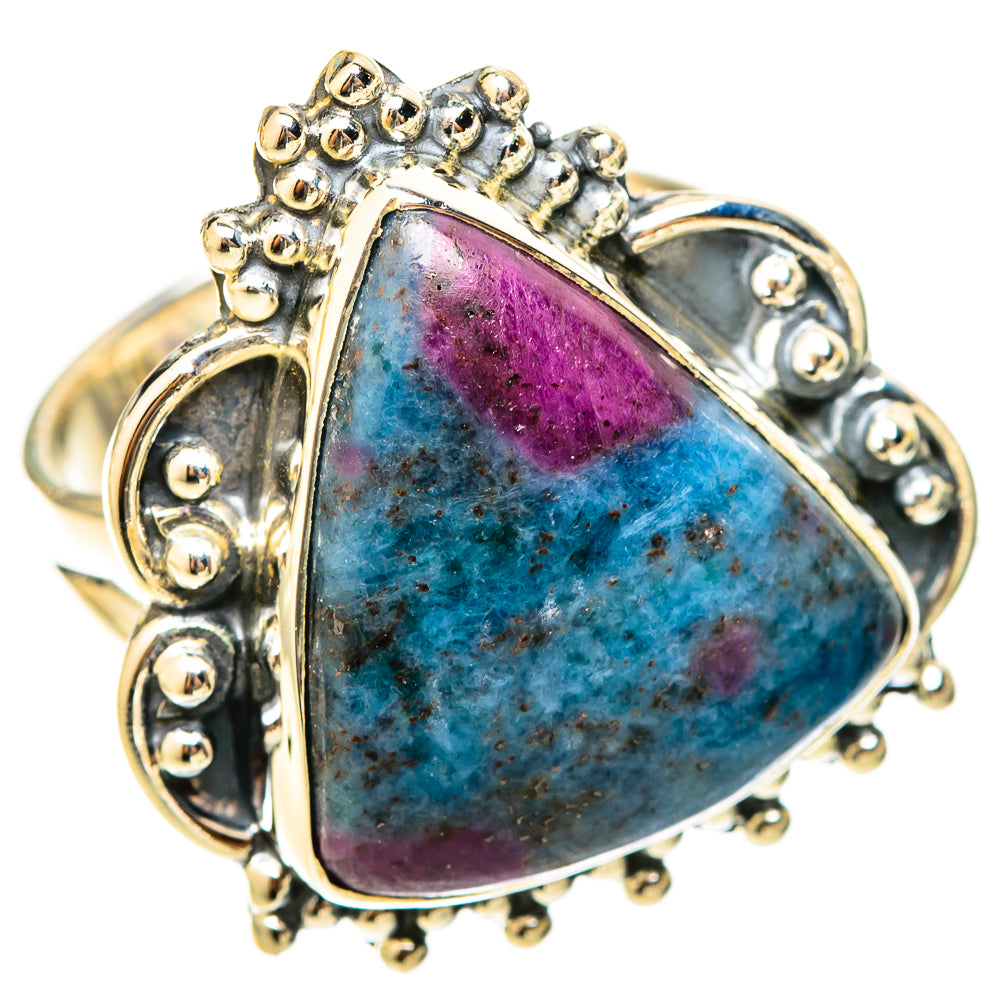 Ruby Fuchsite Rings handcrafted by Ana Silver Co - RING120950 - Photo 2
