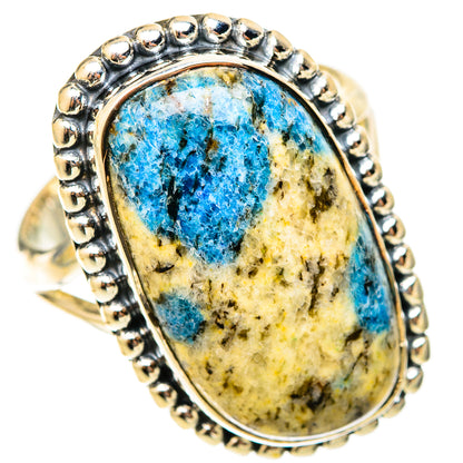 K2 Blue Azurite Rings handcrafted by Ana Silver Co - RING120952 - Photo 2
