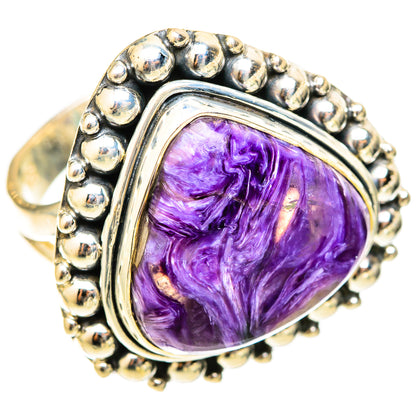 Charoite Rings handcrafted by Ana Silver Co - RING120978 - Photo 2
