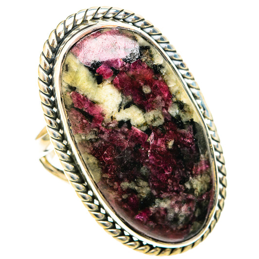 Russian Eudialyte Rings handcrafted by Ana Silver Co - RING120982 - Photo 2