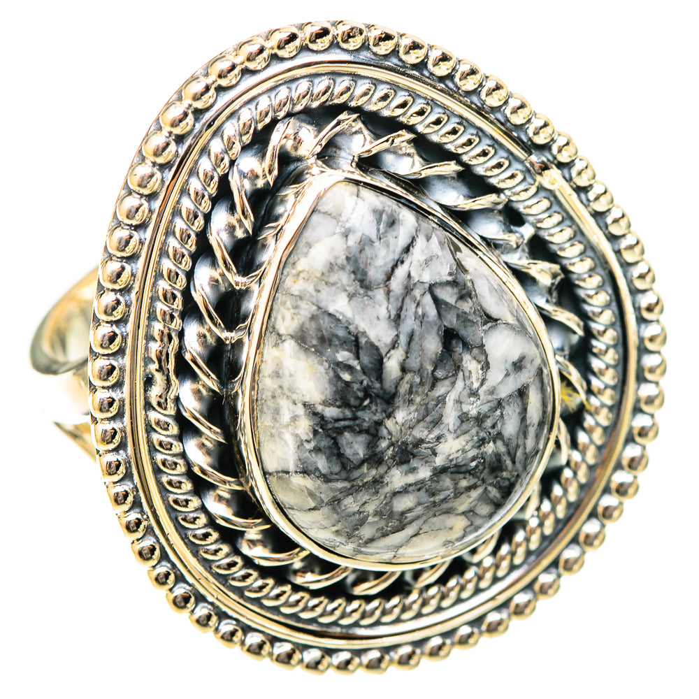 Pinolith Jasper Rings handcrafted by Ana Silver Co - RING120988 - Photo 2