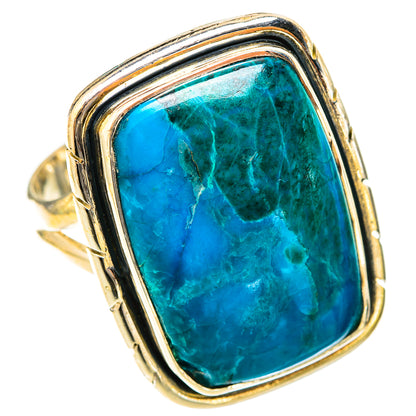 Chrysocolla Rings handcrafted by Ana Silver Co - RING120998 - Photo 2