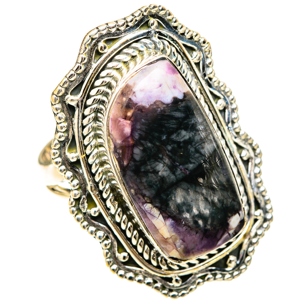 Charoite Rings handcrafted by Ana Silver Co - RING121024 - Photo 2