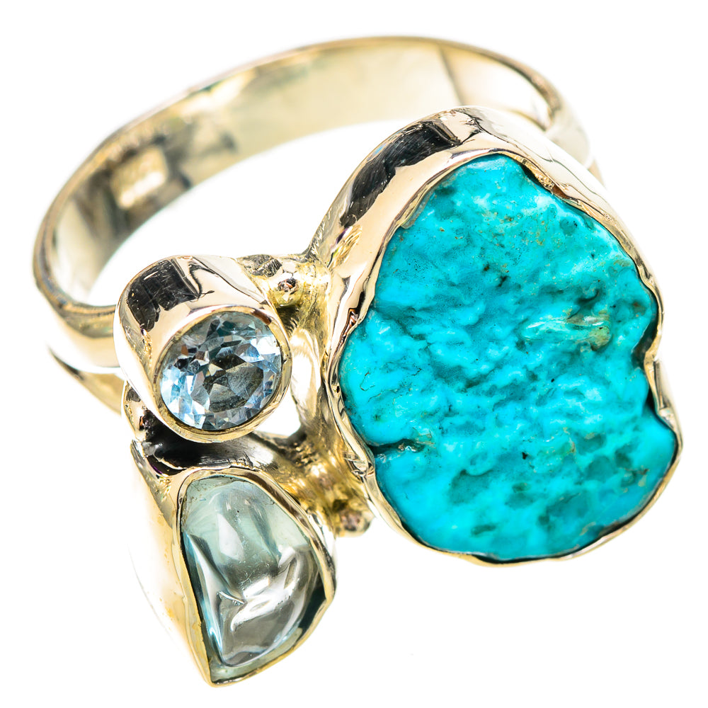 Turquoise Rings handcrafted by Ana Silver Co - RING121031 - Photo 2