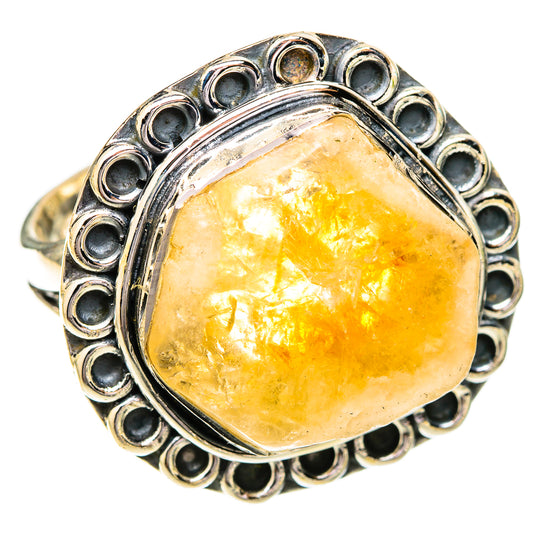 Citrine Rings handcrafted by Ana Silver Co - RING121045 - Photo 2