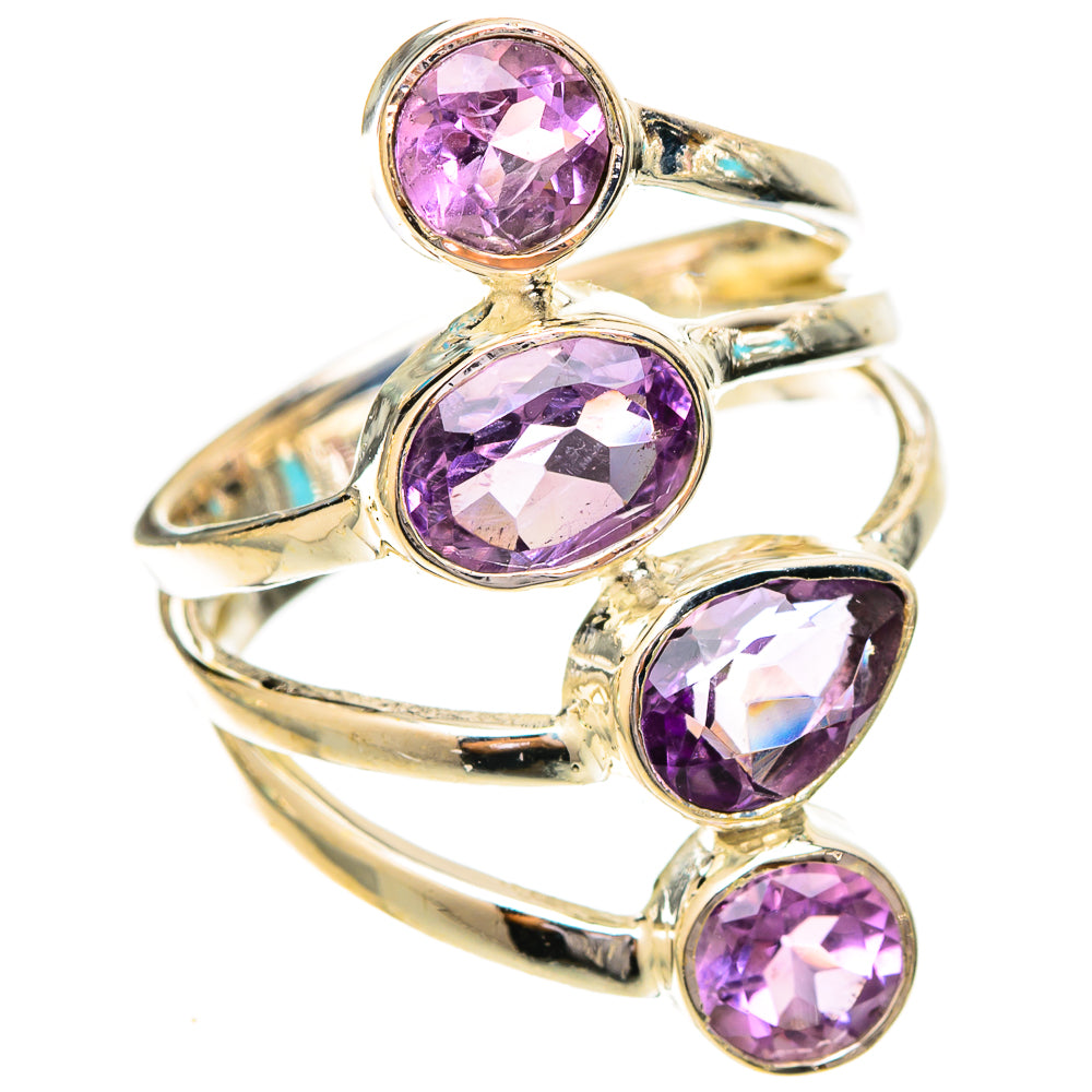 Amethyst Rings handcrafted by Ana Silver Co - RING121049 - Photo 2