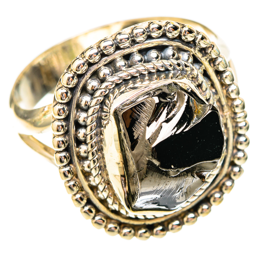 Shungite Rings handcrafted by Ana Silver Co - RING121052 - Photo 2
