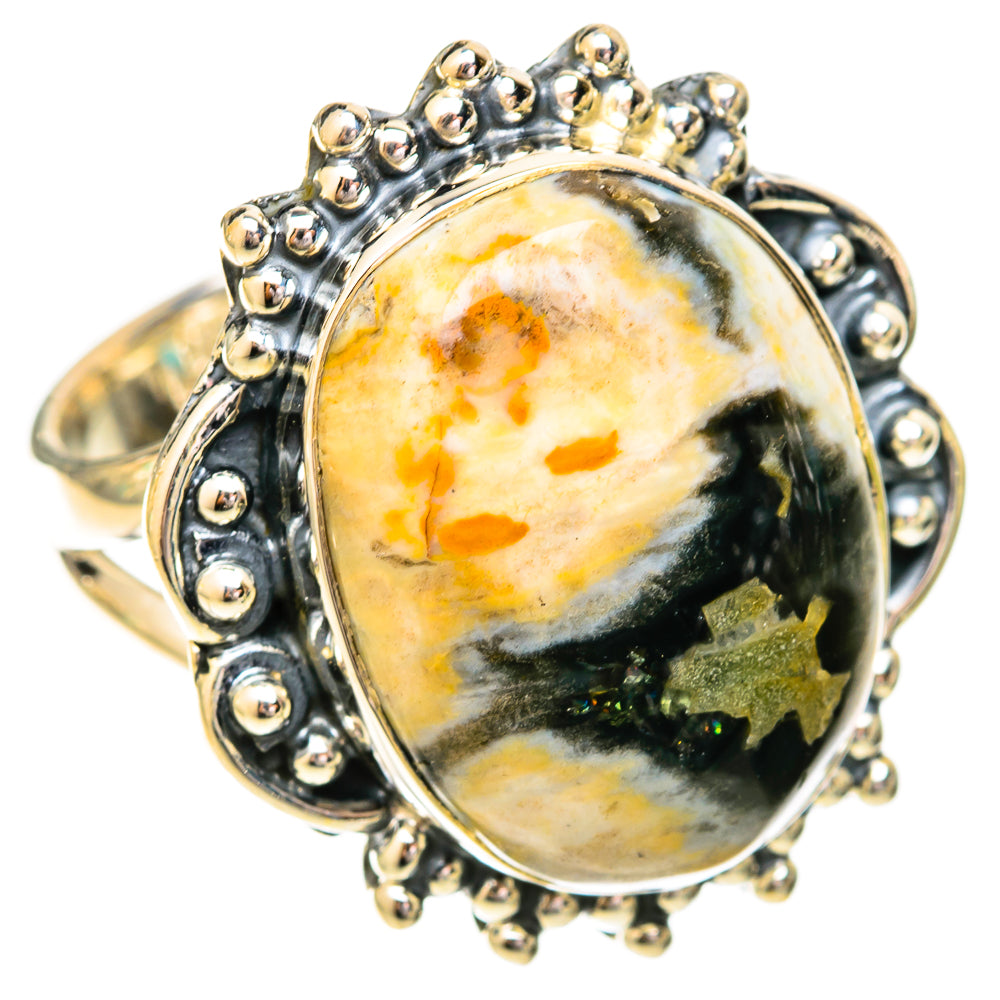 Ocean Jasper Rings handcrafted by Ana Silver Co - RING121056 - Photo 2