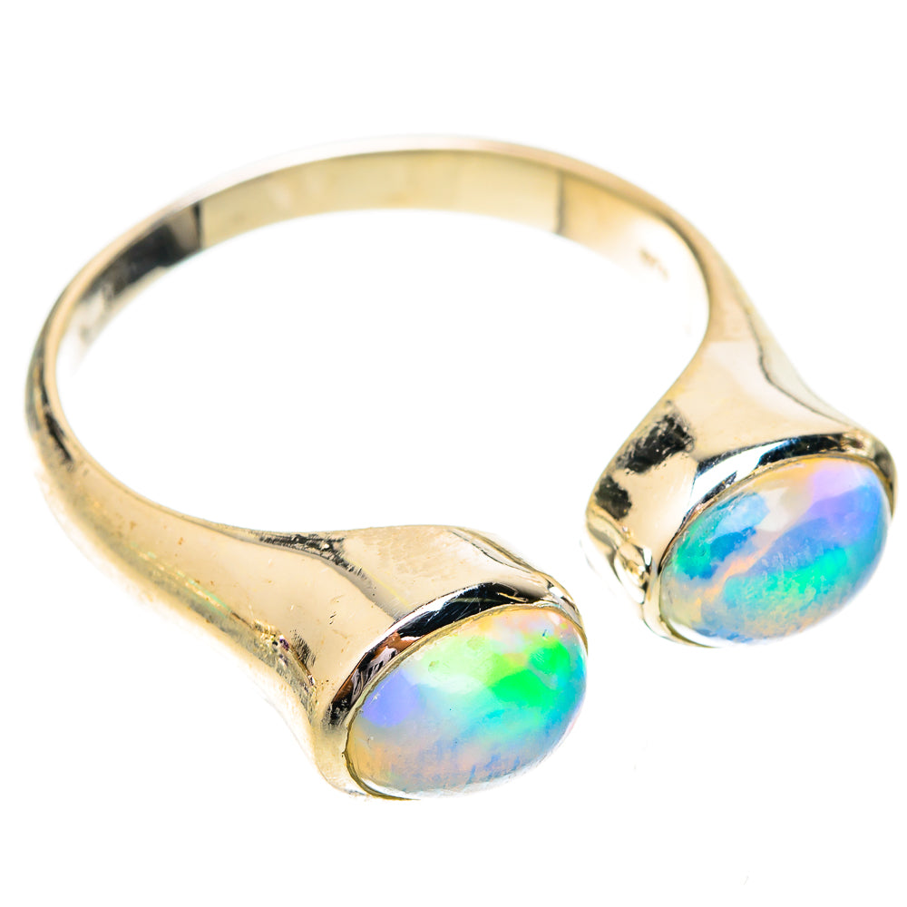 Ethiopian Opal Rings handcrafted by Ana Silver Co - RING121059 - Photo 2