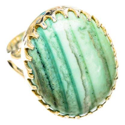 Green Jasper Rings handcrafted by Ana Silver Co - RING121069 - Photo 2