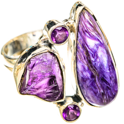 Charoite Rings handcrafted by Ana Silver Co - RING121081 - Photo 2