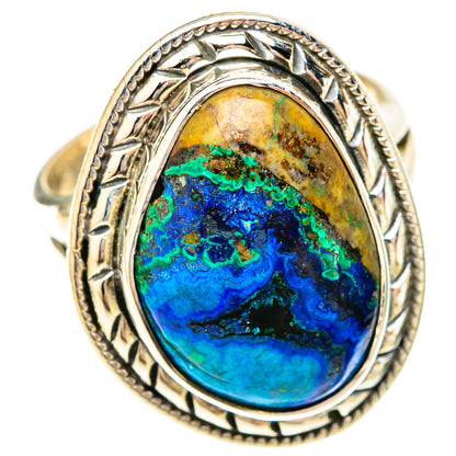 Azurite Rings handcrafted by Ana Silver Co - RING121089 - Photo 2