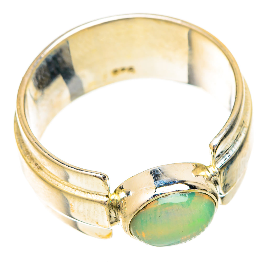 Ethiopian Opal Rings handcrafted by Ana Silver Co - RING121091 - Photo 2