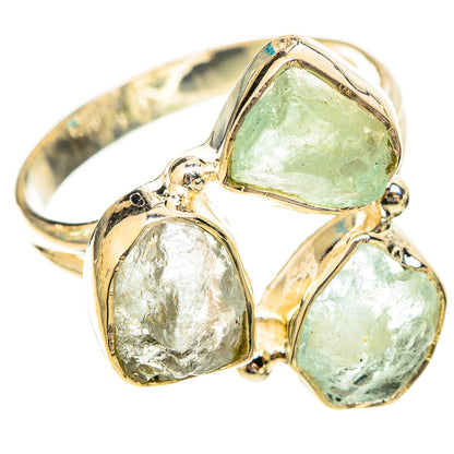 Aquamarine Rings handcrafted by Ana Silver Co - RING121093 - Photo 2