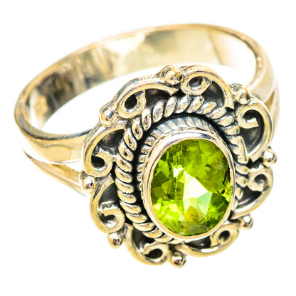 Peridot Rings handcrafted by Ana Silver Co - RING121103 - Photo 2