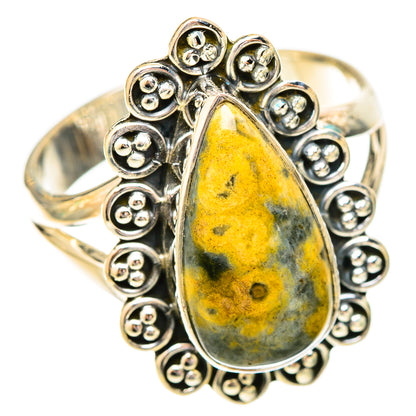 Ocean Jasper Rings handcrafted by Ana Silver Co - RING121105 - Photo 2