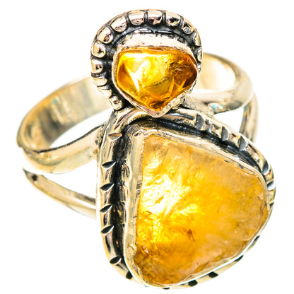 Citrine Rings handcrafted by Ana Silver Co - RING121106 - Photo 2