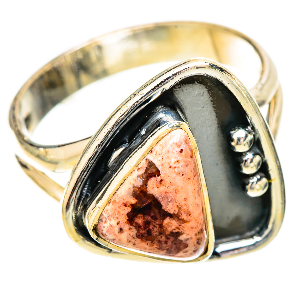 Mexican Fire Opal Rings handcrafted by Ana Silver Co - RING121120 - Photo 2