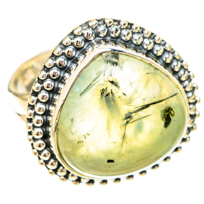 Prehnite Rings handcrafted by Ana Silver Co - RING121132 - Photo 2