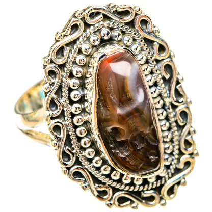 Mexican Fire Agate Rings handcrafted by Ana Silver Co - RING121135 - Photo 2