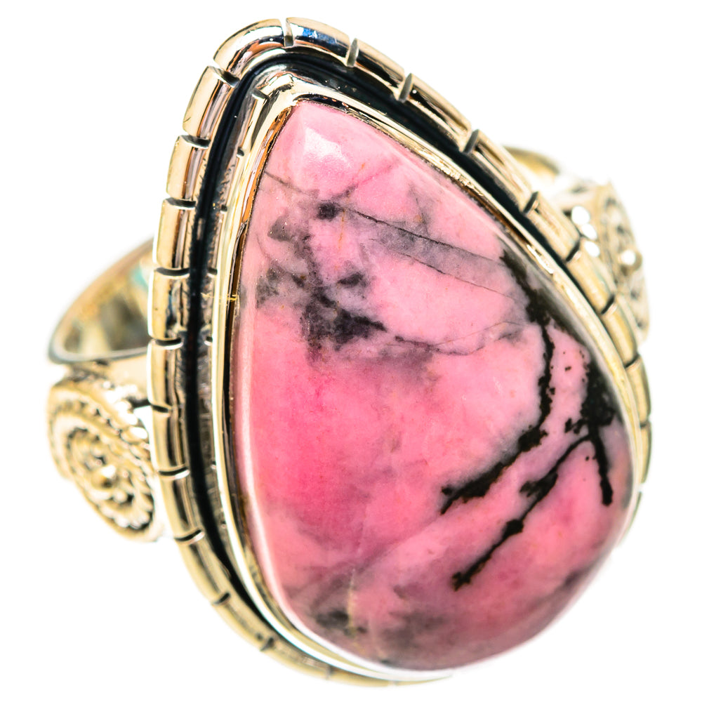 Rhodonite Rings handcrafted by Ana Silver Co - RING121138 - Photo 2