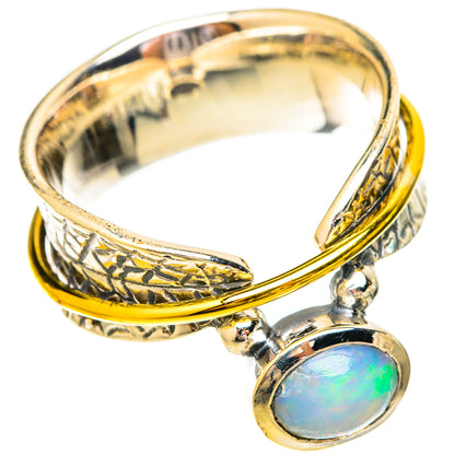 Ethiopian Opal Rings handcrafted by Ana Silver Co - RING121149 - Photo 2