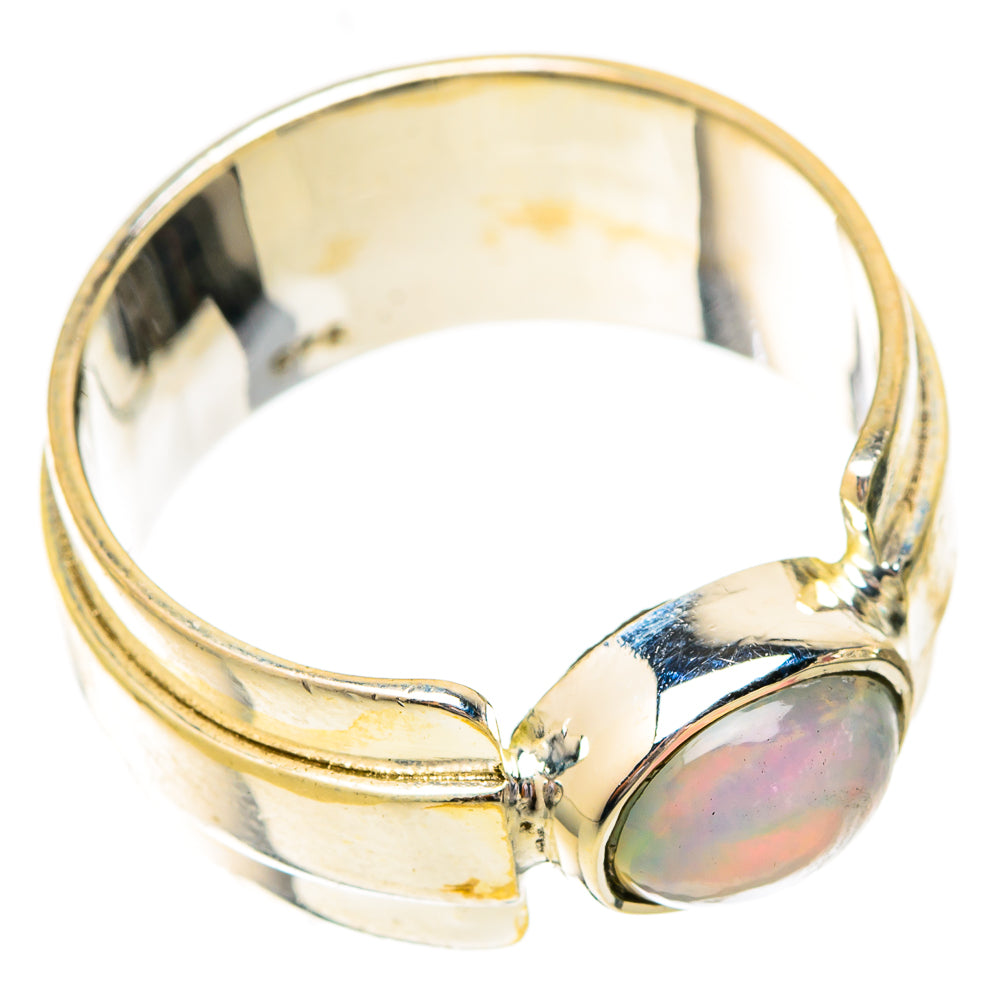 Ethiopian Opal Rings handcrafted by Ana Silver Co - RING121150 - Photo 2