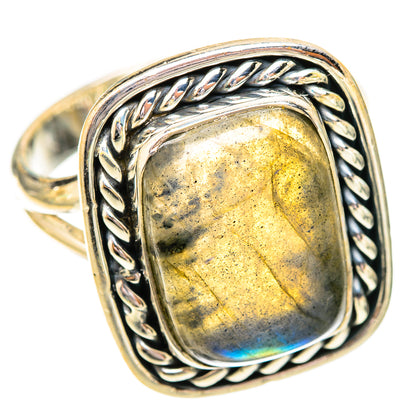 Labradorite Rings handcrafted by Ana Silver Co - RING121151 - Photo 2