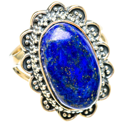Lapis Lazuli Rings handcrafted by Ana Silver Co - RING121154 - Photo 2