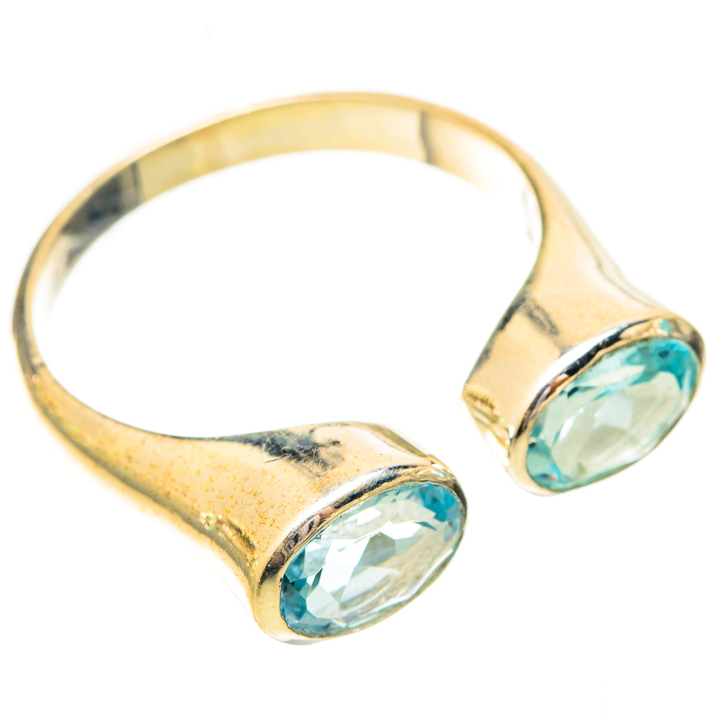 Blue Topaz Rings handcrafted by Ana Silver Co - RING121155 - Photo 2