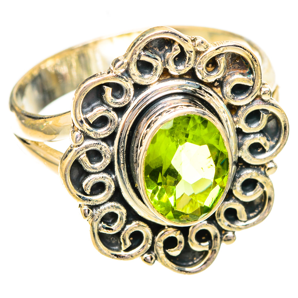 Peridot Rings handcrafted by Ana Silver Co - RING121158 - Photo 2