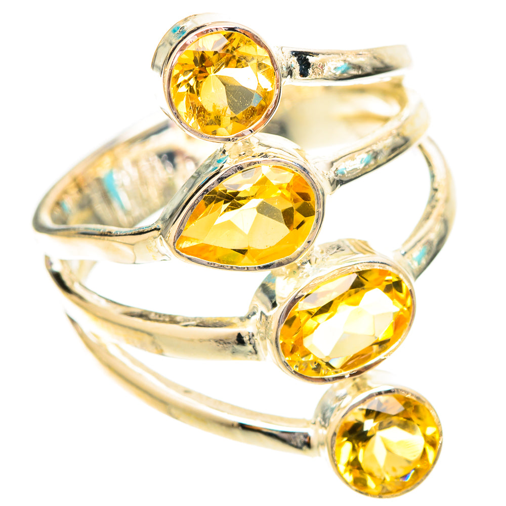 Citrine Rings handcrafted by Ana Silver Co - RING121166 - Photo 2