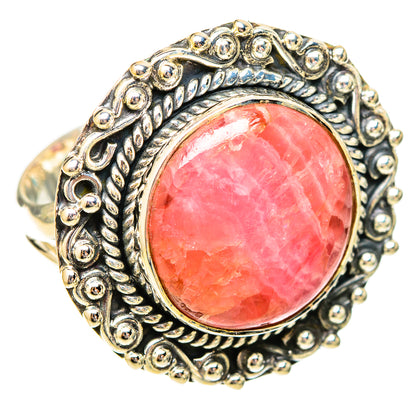 Rhodochrosite Rings handcrafted by Ana Silver Co - RING121168 - Photo 2