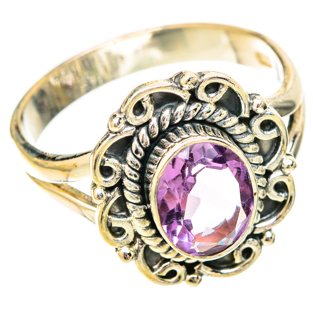 Amethyst Rings handcrafted by Ana Silver Co - RING121171 - Photo 2