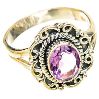 Amethyst Rings handcrafted by Ana Silver Co - RING121171 - Photo 2