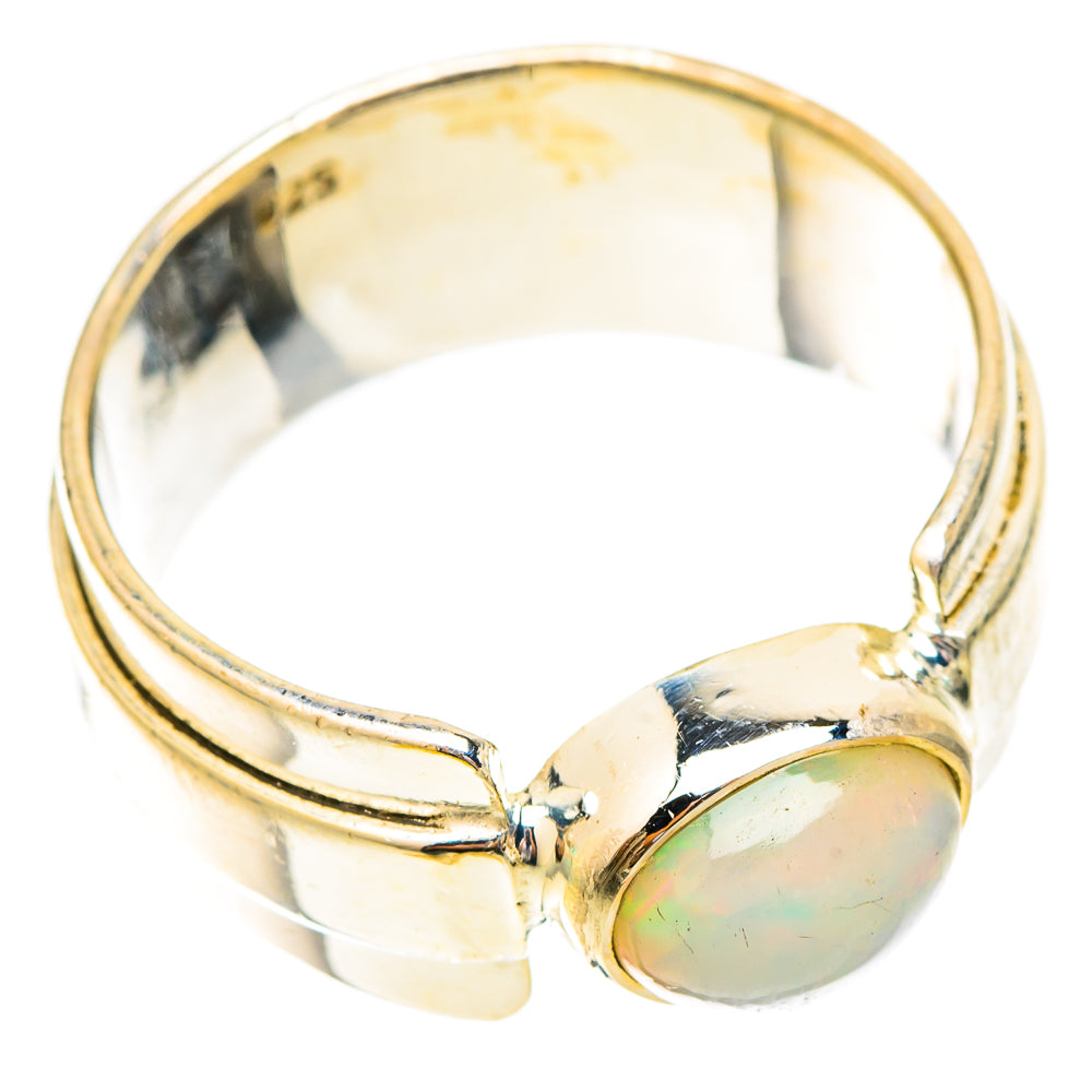 Ethiopian Opal Rings handcrafted by Ana Silver Co - RING121176 - Photo 2