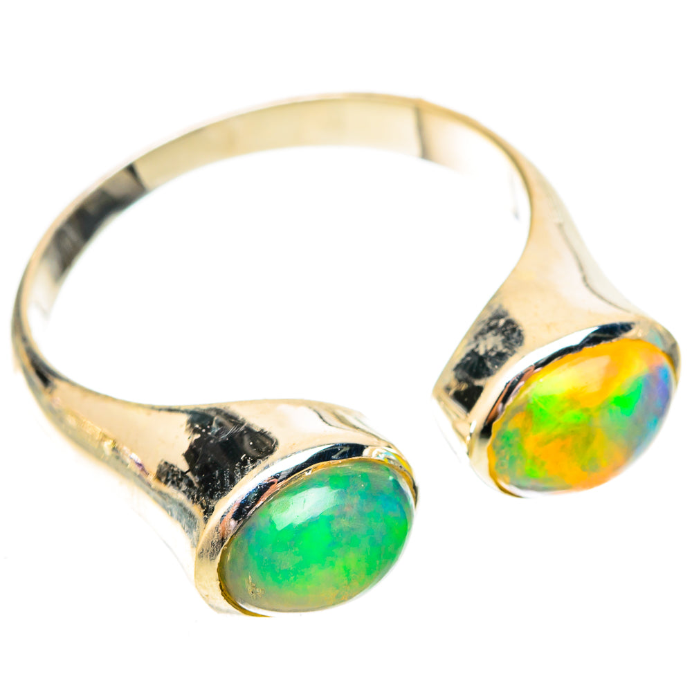 Ethiopian Opal Rings handcrafted by Ana Silver Co - RING121177 - Photo 2