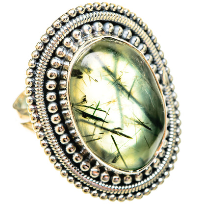 Prehnite Rings handcrafted by Ana Silver Co - RING121186 - Photo 2