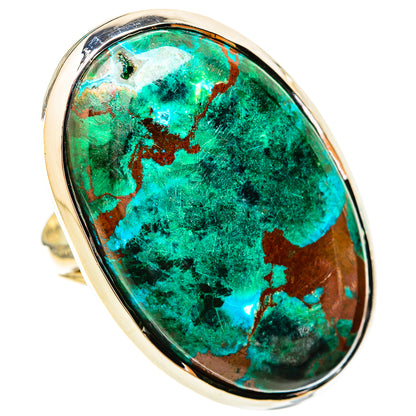 Chrysocolla Rings handcrafted by Ana Silver Co - RING121189 - Photo 2
