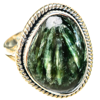 Seraphinite Rings handcrafted by Ana Silver Co - RING121193 - Photo 2