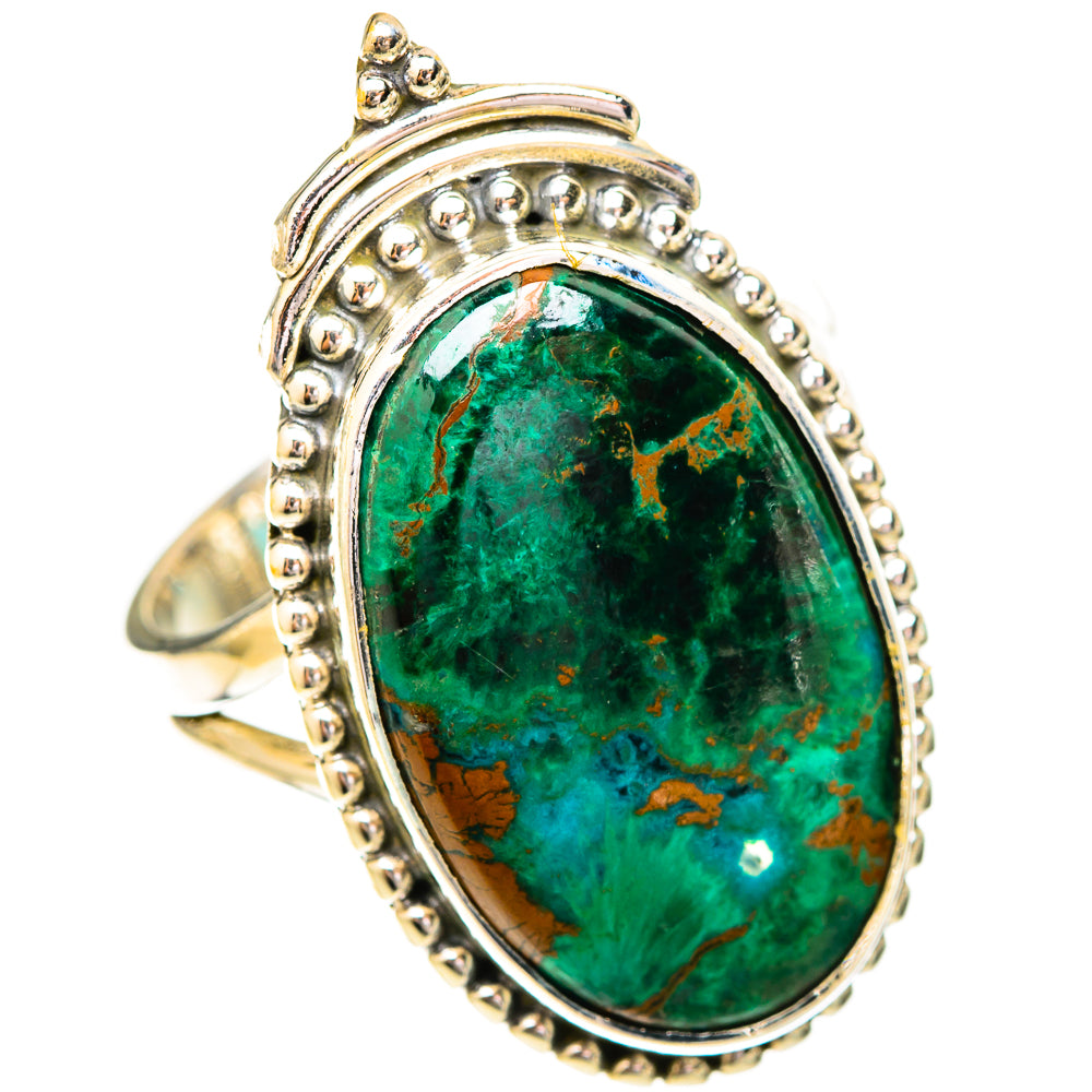 Malachite Rings handcrafted by Ana Silver Co - RING121196 - Photo 2