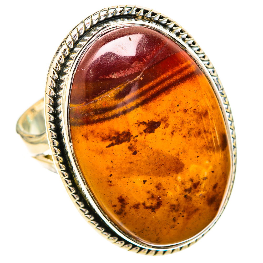 Mookaite Rings handcrafted by Ana Silver Co - RING121202 - Photo 2