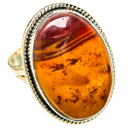 Mookaite Rings handcrafted by Ana Silver Co - RING121202 - Photo 2