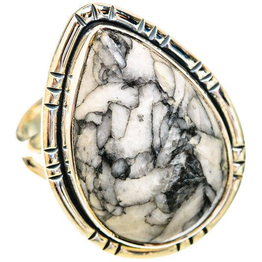 Pinolith Jasper Rings handcrafted by Ana Silver Co - RING121214 - Photo 2