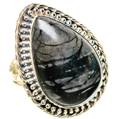 Picasso Jasper Rings handcrafted by Ana Silver Co - RING121217 - Photo 2