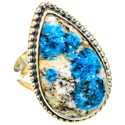 K2 Blue Azurite Rings handcrafted by Ana Silver Co - RING121233 - Photo 2