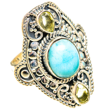 Larimar Rings handcrafted by Ana Silver Co - RING121235 - Photo 2