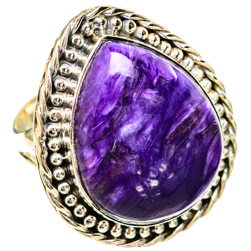 Charoite Rings handcrafted by Ana Silver Co - RING121262 - Photo 2