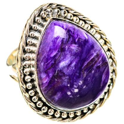 Charoite Rings handcrafted by Ana Silver Co - RING121262 - Photo 2